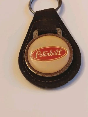 Vtg Keychain PETERBILT Truck Semi Tractor Key Fob Ring 1970's Original PETERBILT - Image 1 of 4