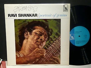 RAVI SHANKAR Portrait of genius Liberty LBL83079E MONO Sitar Psych Original - Foto 1 di 1