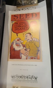 1990 R Crumb Chicago Seed Modernism Gallery Exhibit Poster San Francisco - Picture 1 of 1