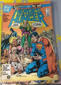 DC Comics Superman and Batman Heroes Against Hunger no 1 1986 $1.50 USA - Picture 1 of 1
