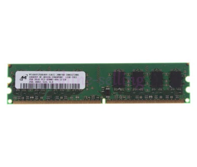 Micron DDR2 2GB RAM 2Rx8 PC2-4200U 533Mhz 240PIN DIMM Desktop Memory PC4200 CL4 - Image 1 of 4