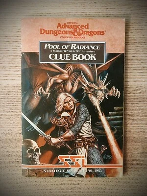 *SUPER RARE* AD&D: Pool of Radiance Clue Book - Image 1 of 4