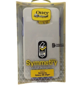 Otterbox Symmetry Case Samsung Galaxy S6 Edge+ Plus White/ Purple Brand New OEM - Picture 1 of 6