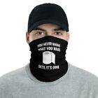 Funny Toilet Paper Face Mask / Neck Gaiter Quarantine Social Distancing Shield