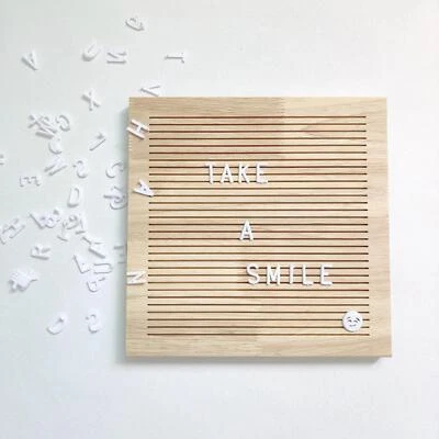 Filz-Buchstabentafel, DIY-Nachrichtentafel, Nachrichtentafel für die - Bild 1 von 4