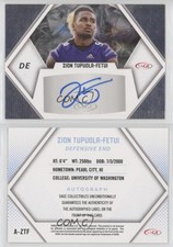 2023 SAGE Low Series Auto Zion Tupuola-Fetui #A-ZTF Auto