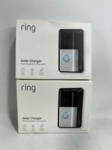 (x2) Ring Solar Charger for Video Doorbell For 3, 3 Plus And 4 - Picture 1 of 1