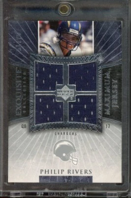 2006 Upper Deck Exquisite Collection - Maximum Jersey Philip Rivers #XXL-PR /75 - Image 1 of 2