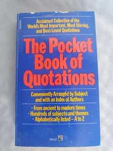 The Pocket Book of Quotations - Paperback - Imagen 1 de 7