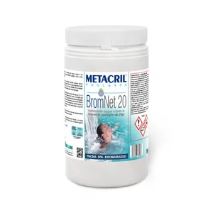 BROM NET 20 1 kg - BROMO a lenta dissoluzione in past.20 gr per PISCINE E SPA - Foto 1 di 1