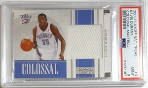2009 National Treasures Kevin Durant #PATCH /49 Game Worn Jersey - PSA 9 (POP 1) - Picture 1 of 4