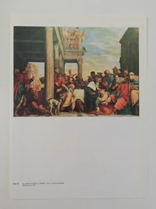 Clipping Ritaglio Illustrazione VERONESE La Cena in Casa di Simone - Foto 1 di 1