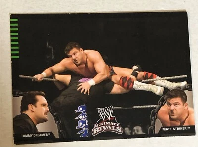 Tommy Dreamer Vs Matt Striker WWE wrestling Ultimate Rivals trading Card #33 - Image 1 of 2