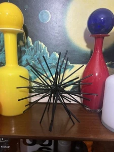 Vintage Space Age Large Black Sputnik Starburst Mid Century Atomic Habitat - Picture 1 of 6