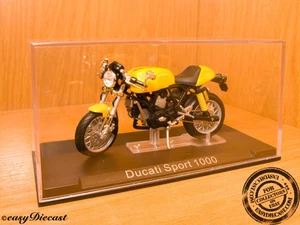 DUCATI SPORT 1000 YELLOW 2004 1/24 MINT IN BOX!!! RARE - Picture 1 of 1