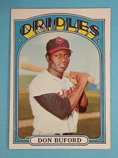 1972 Topps Don Buford Baltimore Orioles #370 EX+ ⚾