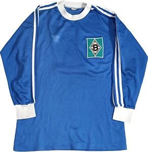 maglia calcio vintage trikot Borussia Monchengladbach 80s match worn #2 M - Foto 1 di 9