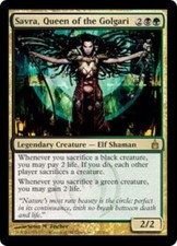 WOTC MtG Ravnica Savra, Queen of the Golgari (R) VG