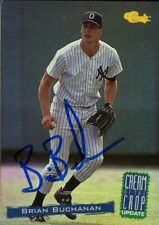 1993 Oneonta Yankees BRIAN BUCHANAN Signed Card autograph AUTO TWINS PADRES