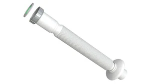 Tubo di scarico sifone acqua flessibile per lavandino bidet cucina da 1" pollice - Foto 1 di 3