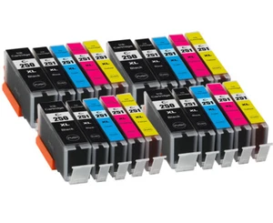 PGI-250 CLI-251 XL Ink Cartridges Compatible for Pixma MX920 MX922 MX722 MG5420 - Picture 1 of 22