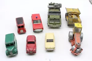 F x8 Vintage Loose Dinky Diecast Vehicles Inc Range Rover, Royal Mail Van etc - Foto 1 di 5
