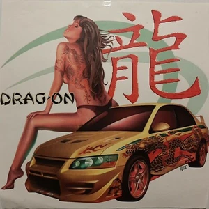 DRAGON SPORTS CAR CRACK OF DAWN HOT GIRL SHIRT (FRONT PRINT ONLY) #1905 - Picture 1 of 3