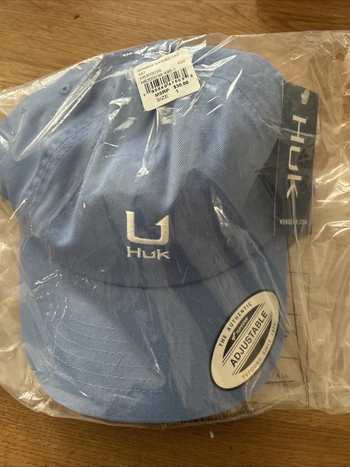 Huk шляпа крышка женщин низкий профиль промытый края дерева папа рыбалки открытый регулируемый - Изображение 1 из 1