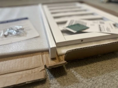 Kit de conversión de cama para niños pequeños (M12599) en madera blanca **FALTA HERRAJES** Foto 1 de 4