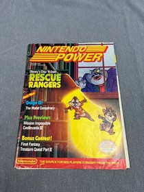 Nintendo Power July August 1990 Chip N Dale Rescue Rangers NES w Castlevania III