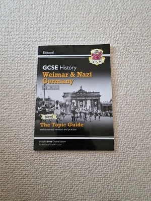 CGP Edexcel GCSE History Weimar And Nazi Germany 1918-1939. - Image 1 of 3