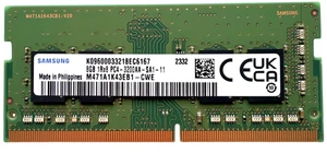Samsung 8GB DDR4 3200 RAM Arbeitsspeicher SODIMM 1Rx8 PC4 M471A1K43EB1-CWE - Bild 1 von 4