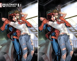 (Paquete de 2) Ultimate Spider-Man #5 exclusivo conjunto variante virgen y comercio 2024 - Imagen 1 de 15