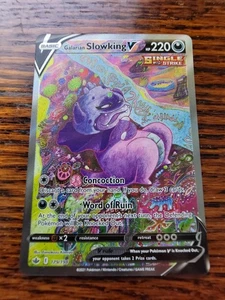 Galarian Slowking V (Alternate Full Art) 179/198 Swsh06: Sword & Shield -... - Picture 1 of 2