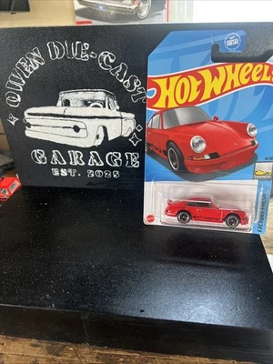 HOT WHEELS 2021 PORSCHE 911 CARRERA RS 2.7, ROJO, TARJETA LARGA. Foto 1 de 3