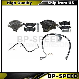 Front Brake Caliper Brake Hydraulic Hose Brake Line Fits 1983-1984 Chevrolet G30 - Picture 1 of 12