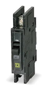 Quadrato D QOU110 Mini Interruttore 10A 1P 120/240VAC 10kA - Foto 1 di 2