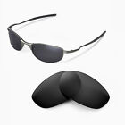 Walleva Polarized Black Replacement Lenses For Oakley Tightrope Sunglasses