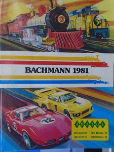 1981 BACHMANN CATALOG N + HO SCALE TRAINS + SLOT CARS 56 PAGES 5.5" X 7" - Picture 1 of 9