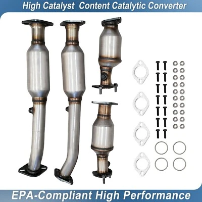 Catalytic Converter Set w/Gasket For 05-18 Nissan Frontier 05-12 Pathfinder 4.0L - Image 1 of 4