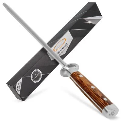 Wetzstahl Messerschärfer aus Edelstahl (65HRC) Profi Messerschleifer Schleifsta - Bild 1 von 4