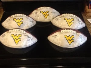West Virginia Mountaineers Football Signed by Don Nehlen and Rich Rodriguez! - Picture 1 of 19