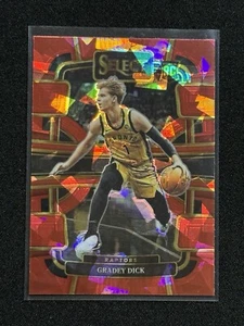 Grady Dick (RC) - 2023 Select Red Cracked Ice Prizm #90 Toronto RAPTORS - Picture 1 of 2