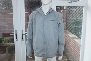 Mens XL Columbia Jacket Walking Hiking omni tech grey Omni-Tech - Picture 1 of 13