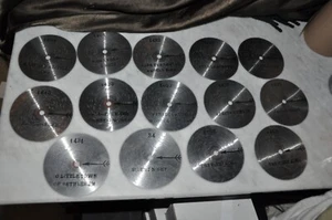 Set of 14 Music Box Discs Popular Songs Thorens AD-30D - Picture 1 of 19