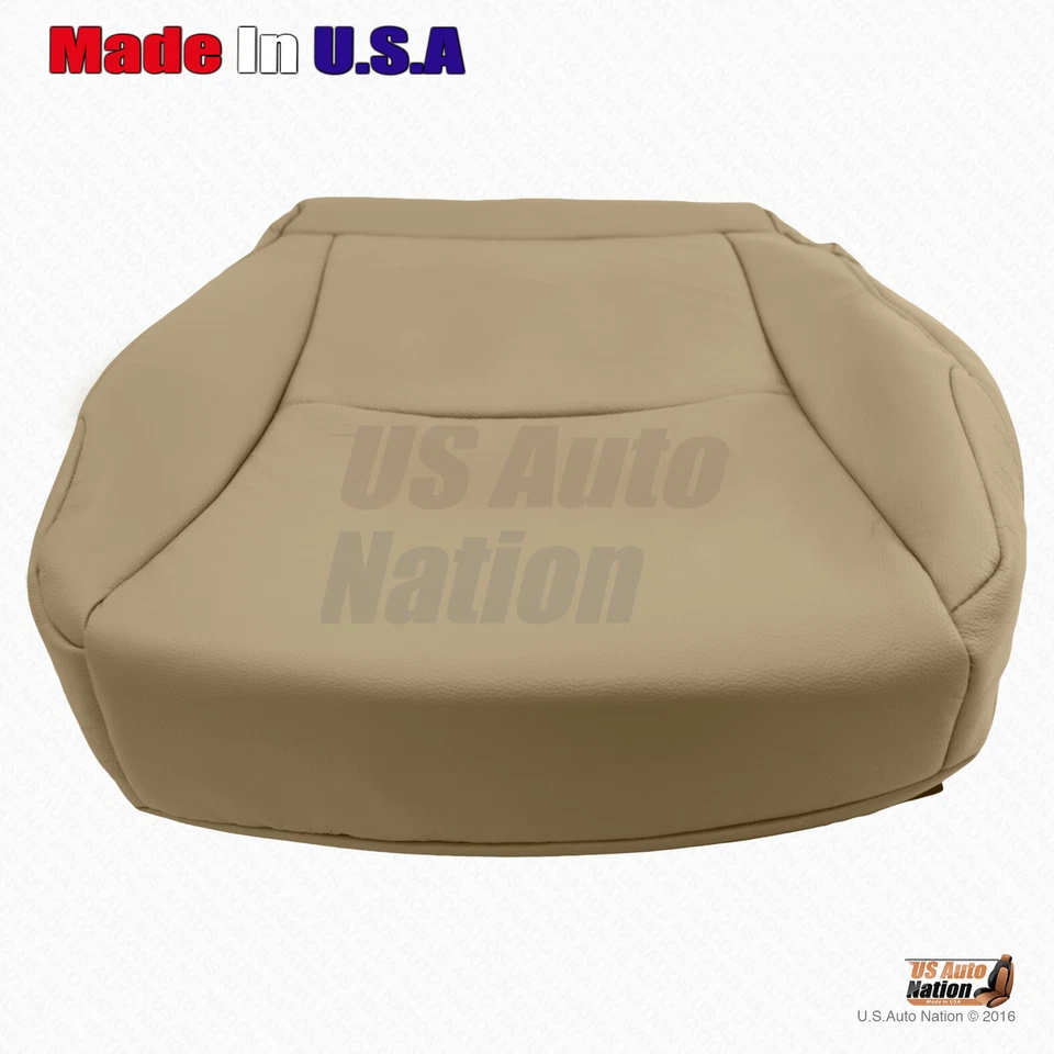 Fits 2015 - 2019 Toyota 4Runner Passenger Bottom Leather Replacement Seat Cover - Image 1 of 4