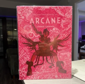 Chaqueta antipolvo de acetato libro Art & Making Of Arcane League of Legends VENDEDOR DE EE. UU. - Imagen 1 de 5
