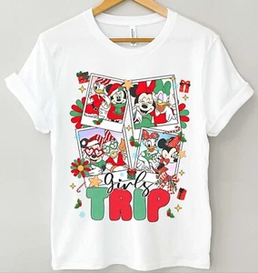 Disney Minnie Daisy Girl Trip T-Shirt, Mickey Minnie Daisy Besties Christmas Tee - Picture 1 of 5