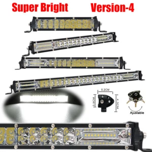 7" 13 20 25 32 38 45 50" 480W 8D LENS Slim Offroad Led Work Light Bar Car Truck - Picture 1 of 57
