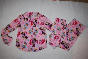 Girls L/S Pajamas Set MY LITTLE PONY THE MOVIE Pink Flannel M 7-8 - Picture 1 of 1